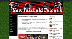 Desktop Screenshot of newfairfieldfalcons.com